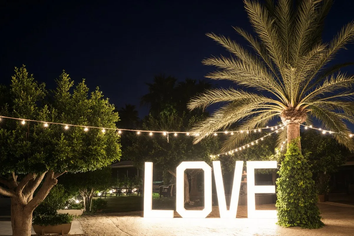 Letras con luz