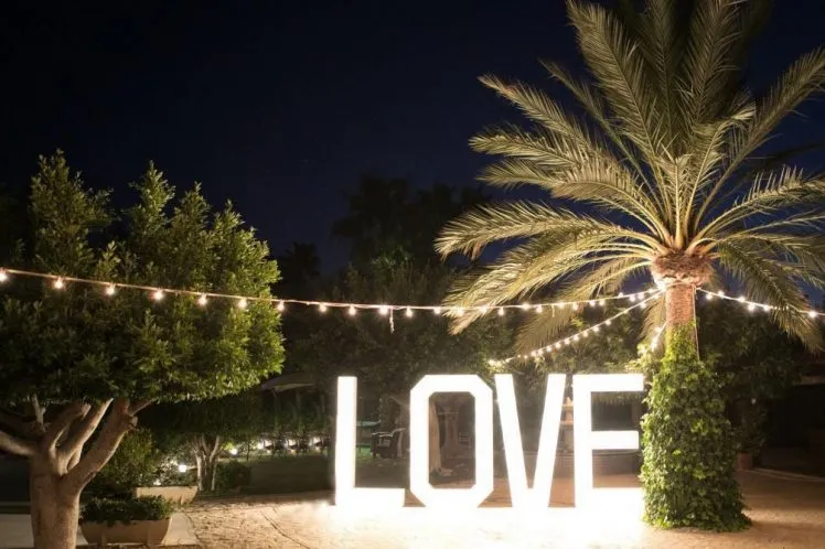 Letras con luz